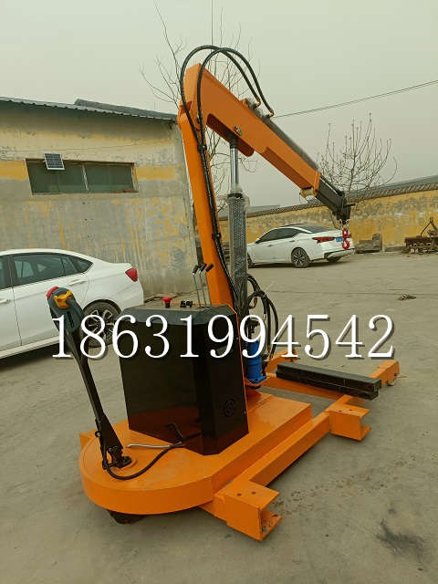 丛台区自卸车厢随车吊 自制轮式四不像起重机 四驱平板吊 5吨 贵盛